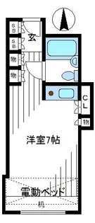 シャトウ中野【2階】の間取り