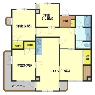 ルミネンス大郷【5階】の間取り