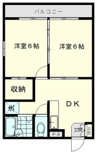 コーポあい【2階】の間取り