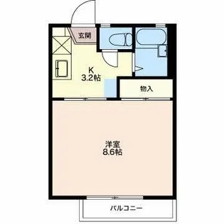 フレグランスかわい【2階】の間取り