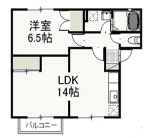 アイリス B【2階】の間取り