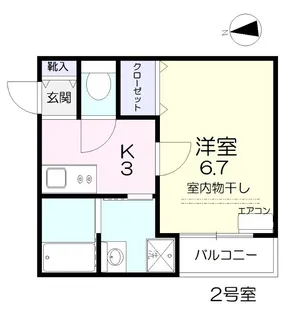 ヴィーナスコート島田本町【1階】の間取り