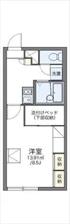 レオパレス裕【2階】の間取り
