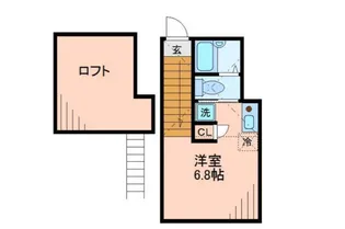 ソレイユ西国分寺【2階】の間取り