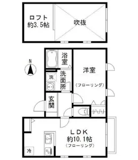 プレザント学芸大学【2階】の間取り