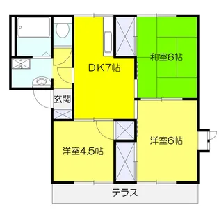 メゾンタカ【1階】の間取り
