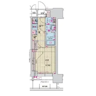 プレサンス大正エミナンス【3階】の間取り