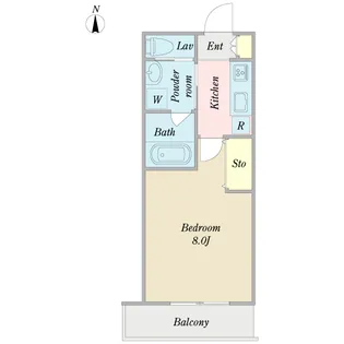 アークヒルズ英【4階】の間取り