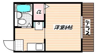 千葉県船橋市本中山2【アパート】の間取り