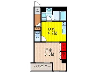 Wells Hall【2階】の間取り
