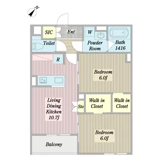 L’Excellence M【2階】の間取り