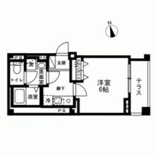 Pine Court(パインコート)【1階】の間取り