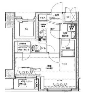 東京都荒川区東日暮里3【マンション】の間取り