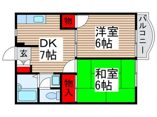 エリール1【2階】の間取り