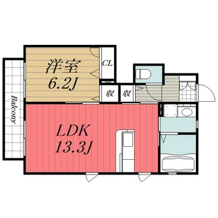 千葉県市原市五井西7【アパート】の間取り