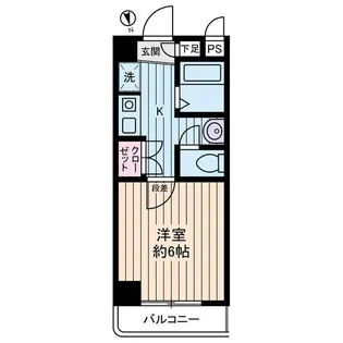 アセンズシティ【7階】の間取り