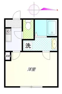 三高・セリシール【1階】の間取り