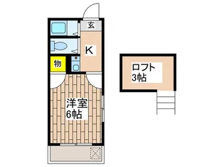 レオパレス杉田第3【2階】の間取り