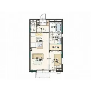 ソレイユ310【1階】の間取り