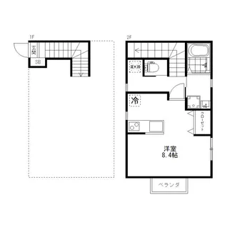 コヤマバックス【2階】の間取り