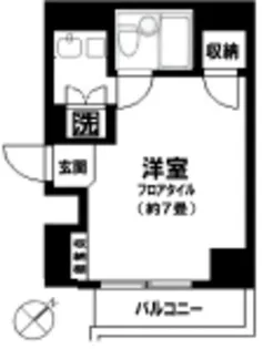 トップ尾久駅前【6階】の間取り