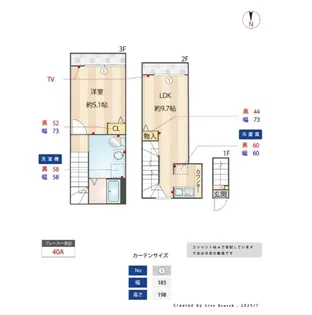 ノーザンロード東武練馬【2階】の間取り