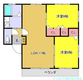 ファインコートII【1階】の間取り