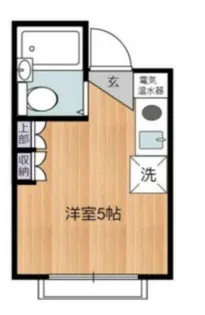 サニーハイム【5階】の間取り