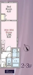 エルファーロ三軒茶屋VI【1階】の間取り