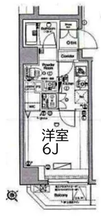 PREMIUMCUBE関内【4階】の間取り