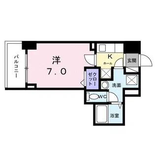 シエスタ キー【3階】の間取り