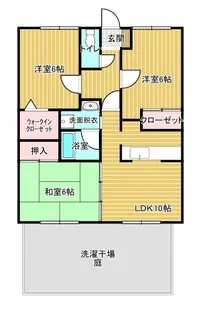 エクセレントドリーム【1階】の間取り