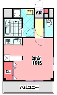 ヴィルフランシュ【4階】の間取り
