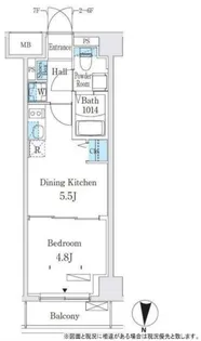 クラリティア板橋本町【5階】の間取り