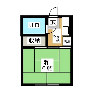 ベルハイツI【1階】の間取り