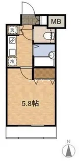 ヴィーダ御茶ノ水【8階】の間取り