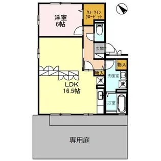 リビングタウンなかもず C棟【1階】の間取り