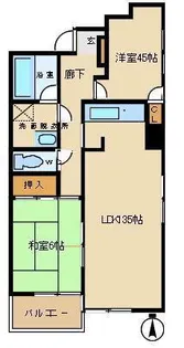 エクセリーヌ本地【2階】の間取り