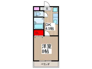 ニュ-エチュ-ド2号館の間取り