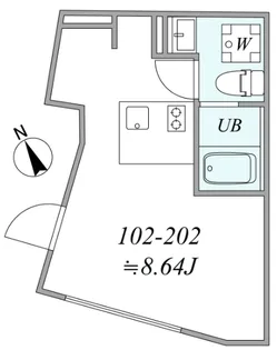 trias347【1階】の間取り