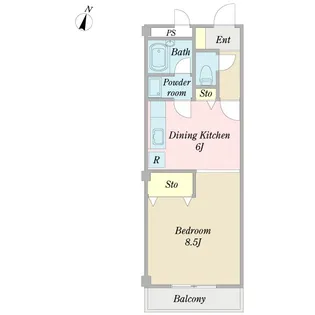 ヴェルエール・メゾン【2階】の間取り