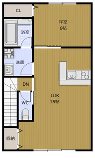 ピース・スクエア国府府中 A棟【2階】の間取り