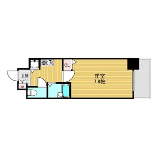 日大ロイヤル西中島【7階】の間取り