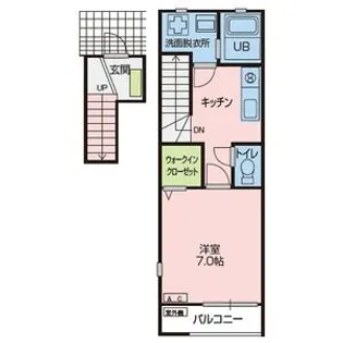 アパートメントコノハ【2階】の間取り