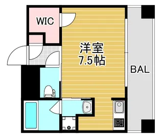 レジュールアッシュ梅田WEST【10階】の間取り