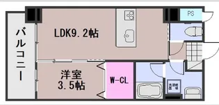 スカイガーデン春日町【6階】の間取り