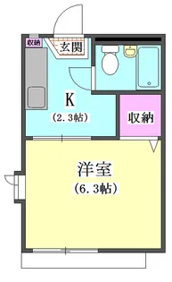 ハイツ北品川【2階】の間取り