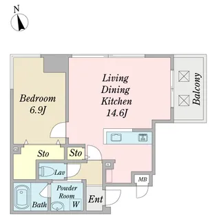 ラ・パレンテ【2階】の間取り