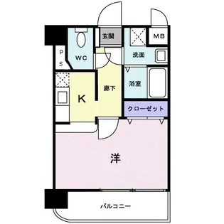 リバーサイド仲畑【2階】の間取り