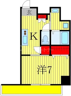 ダイヤモンドクレスト柏【8階】の間取り